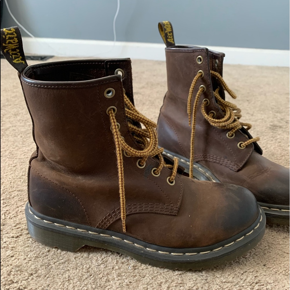 Brown Leather Doc Marten’s